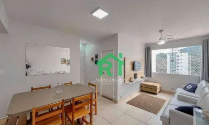 Apartamento com 2 dormitórios, Beira Mar, Pitangueiras, Guarujá/SP