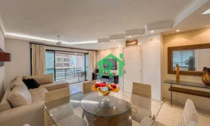 Apartamento 3 quartos (1 suíte master).  em praia das astúrias - guarujá/sp