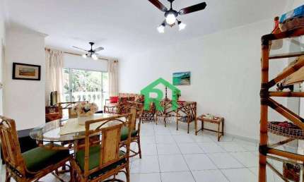 Apartamento com 3 dormitórios, 120 m² - venda por R$ 450.000,00 ou aluguel por R$ 3.800,00/mês - Enseada - Guarujá/SP