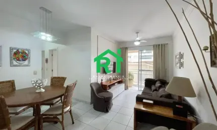 Apartamento reformado para alugar em Guarujá - Pitangueiras, 3 dormitórios, lazer,