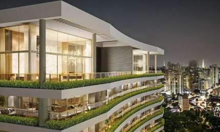 Cobertura Duplex com 3 Quartos e 4 vagas à venda  em Moema