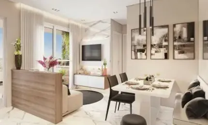 Apartamento novo e pronto com 2 quartos e vaga em vila esperança