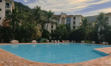 Apartamento no wembley tênis ubatuba de 1 dormitório à venda ( mobiliado)
