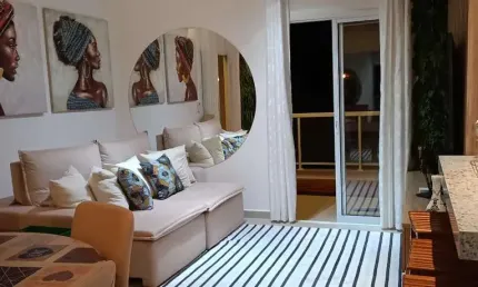 Uma cobertura com 3 dormitórios decorada à venda em praia grande- ubatuba-sp