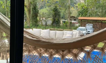 Casa toda em vidro em meio á mata atlântica em ubatuba!
