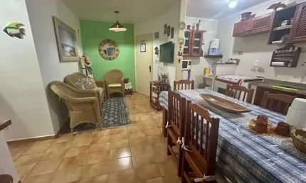 Apartamento 02 dormitórios mobiliado à venda na praia grande