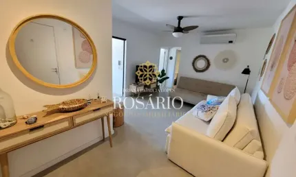 Apartamento mobiliado de 2 dormitórios no condomínio duo itaguá ubatuba