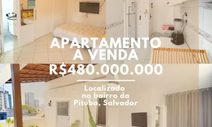 Apartamento confortável e  pronto pra morar na Pituba!