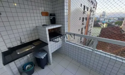 Apartamento com 2 dorms, 1 suíte na Guilhermina, Praia Grande