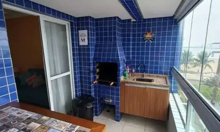 Apartamento Vista Mar com 2 dorms, Maracanã, Praia Grande