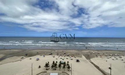Apartamento Frente Mar com 3 dorms, Maracanã, Praia Grande