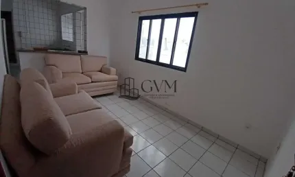 Apartamento mobiliado com 1 dormìtório, Aviação, Praia Grande