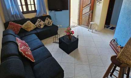 Casa MOBILIADA de Condomínio com 1 dorm, Real, Praia Grande