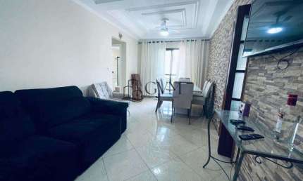 Locação Apartamento com 2 dorms, Guilhermina, Praia Grande