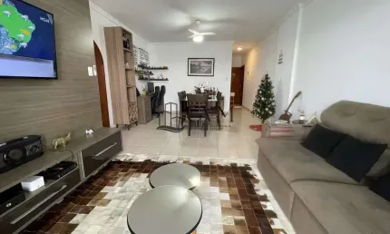 Apartamento frente mar  2 dorms, caiçara, praia grande