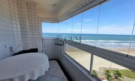 Apartamento FRENTE MAR com 2 dorms, Maracanã, Praia Grande