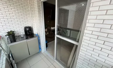 Apartamento com 2 dorms, Guilhermina, Praia Grande.