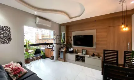 Apartamento com 1 dorm, Canto do Forte, Praia Grande