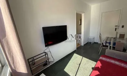 Apartamento com 1 quarto, guilhermina, praia grande -