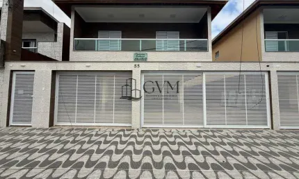 Casa de Condomínio com 2 quartos, Ribeirópolis, Praia Grande - R$ 280 mil, Cod: 1423