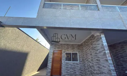 Casa com 2 quartos, balneário maracanã, praia grande -