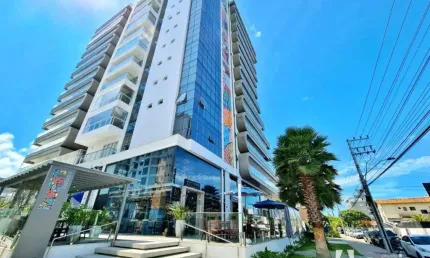 Apartamento com 1 suíte e 1 dormitório na praia brava em itajaí