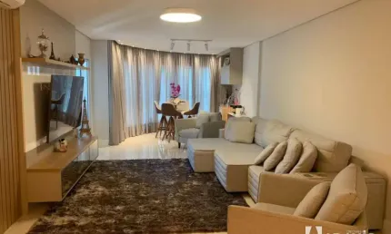 Apartamento 3 quadras do mar com 2 suítes e 2 demi em Balneário Camboriú