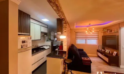 Apartamento semi mobiliado com 2 dormitórios no bairro Cordeiros em Itajaí