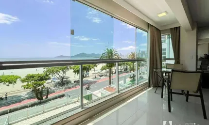 Apartamento frente mar com 2 suítes e 1 dormitório em balneário camboriú