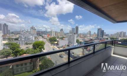 Apartamento semi mobiliado com 4 suítes no Centro de Itajaí