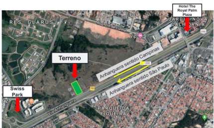 Terreno à venda no Swiss Park, Campinas  por R$ 12.500.000