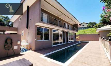 Casa com 4 dormitórios à venda, 440 m² por R$ 3.450.000,00 - Condomínio Estância Marambaia - Vinhedo/SP