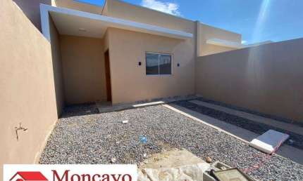 Casa nova com acabamento fino - Aceita financiamento bancário