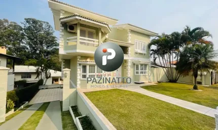 Casa em condomínio fechado com 4 quartos à venda na rua ourinhos, 381, marambaia, vinhedo, 680 m2 por r$ 3.200.000