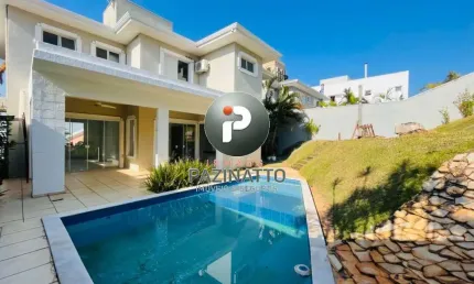 Casa em condomínio fechado com 4 quartos para alugar na rua martinho leardine, 110, chácaras silvania, valinhos, 300 m2 por r$ 14.000