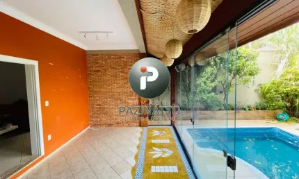 Casa em condomínio fechado com 5 quartos à venda na rua carlos penteado stevenson, 1059, jardim recanto, valinhos, 416 m2 por r$ 1.850.000