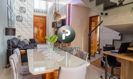 Casa no condomínio residencial portal do bosque para venda em louveira com 3 suítes.