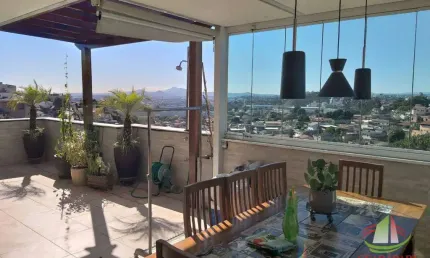 Cobertura com 3 quartos à venda, 143 m² por R$ 735.000 - Santa Rosa - Belo Horizonte/MG