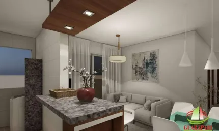 Apartamento com 2 dormitórios à venda, 55 m² por R$ 389.500 - Santa Mônica - Belo Horizonte/MG