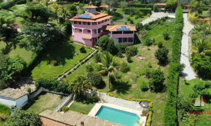 Lindo Sitio no Condomínio Solar das Palmeiras, 7 quartos à venda, 2.800 m² por R$ 799.000 - Esmeraldas/MG