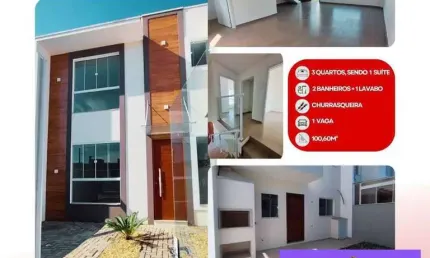 Lindo Sobrado Alto Padrão, 03 dormitórios uma suíte, Meia Praia Navegantes