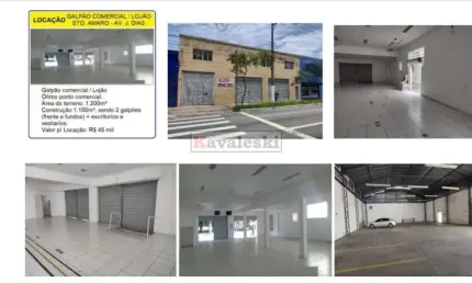 Barracão / Galpão / Depósito para alugar na Avenida João Dias, --, Santo Amaro, São Paulo