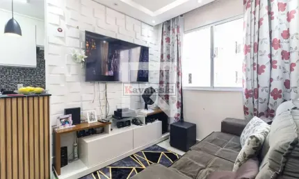 Lindo apartamento 2 dormitórios 1 vaga - lazer - oportunidade para sair do aluguel