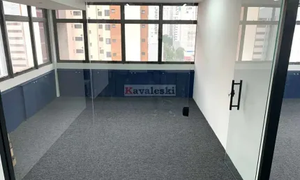 Sala comercial com 5 salas para alugar na rua laplace, --, brooklin paulista, são paulo, 130 m2 por r$ 6.500
