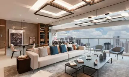 Apartamento novo com 3 quartos e 5 banheiros à venda, 162 m²