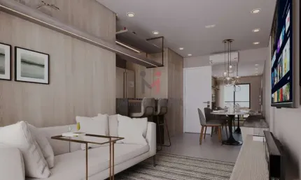 Lindo e confortável apartamento de 3 quartos com 2 vagas na Avenida Sete