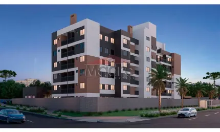 Apartamento com 2 quartos à venda na Rua João Bonat, 494, Novo Mundo, Curitiba, 46 m2 por R$ 360.000