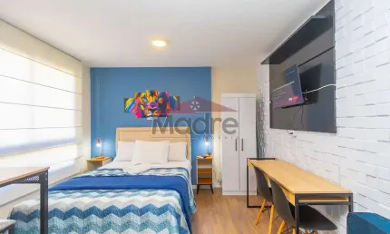 Apartamento com 1 quarto à venda na rua riachuelo, 110, centro, curitiba, 19 m2 por r$ 285.000