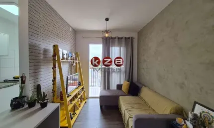 Apartamento à venda no condomínio fatto momentos, campinas-sp: 2 quartos, sala, banheiro, 1 vaga e 48m².