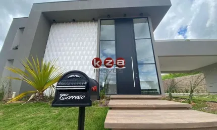 Casa de Luxo em Condomínio Campo de Toscana, Vinhedo-SP: 4 Quartos, 4 Suítes, 3 Salas, 6 Banheiros, 6 Vagas, 328m². Venda ou Locação.